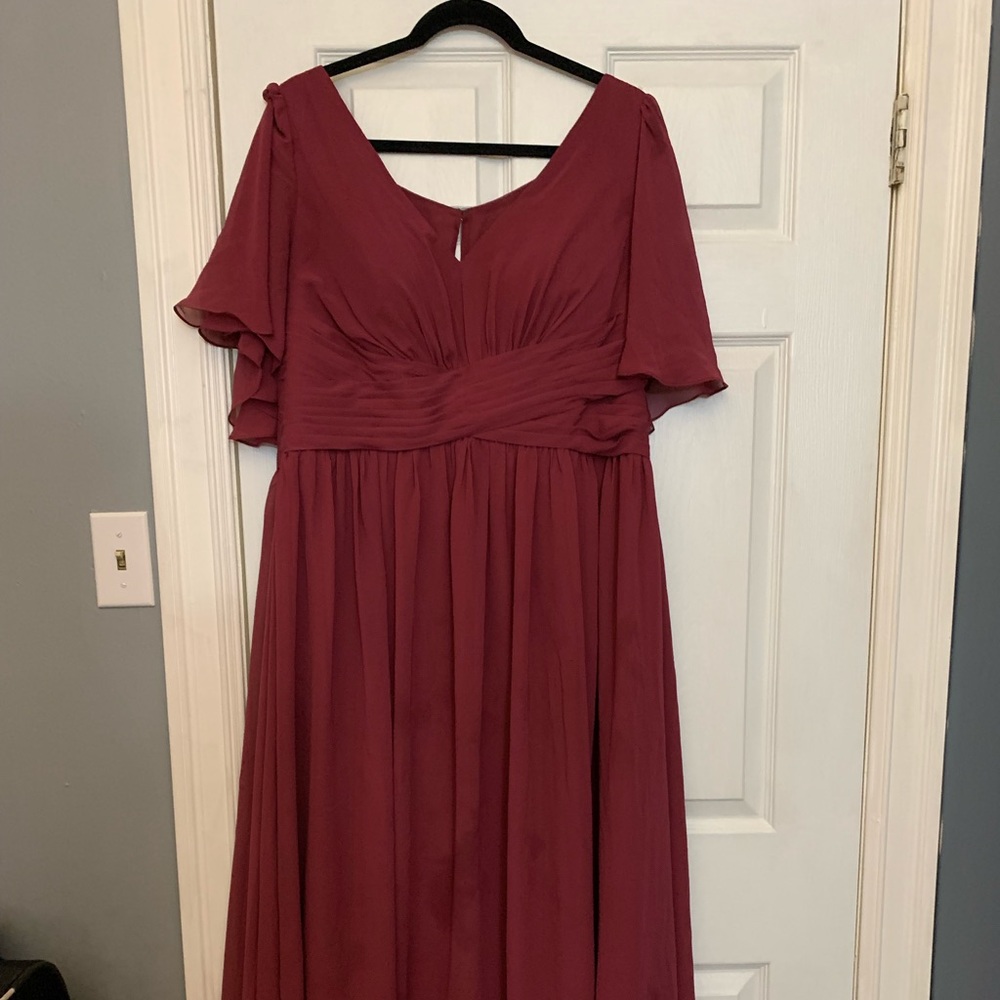 Floor length Bridesmaid Dress